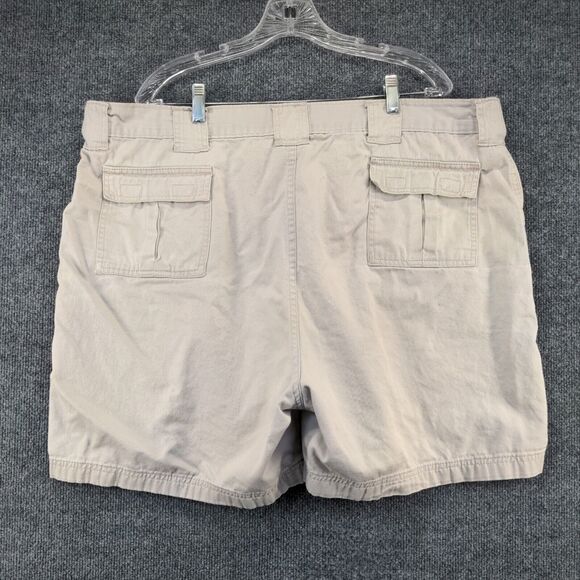 Wrangler Timber Creek Mens Cargo Shorts Tan Size 44 Pockets Cotton - Picture 3 of 14